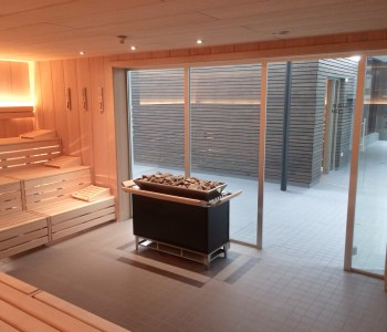 fire ice sauna goup bodenkirchen saunabau finnische sauna anlage foto