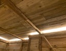 bild11 sauna old wood cladding ceiling lighting wellness facility construction aqua fun kirchlengern fire ice sauna group