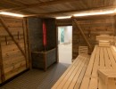 bild7 sauna altholz ofen saunabank beleuchtung wellness anlage bau aqua fun kirchlengern fire ice sauna group