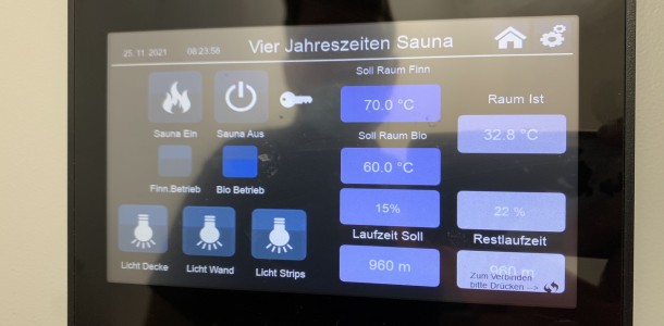 zdjęcie sauna obiekt wellness budowa panel wyświetlacza sterowanie elektryka raj kąpielowy lodowa łąka Getynga ogień lodowa sauna grupa zdjęcie sauna obiekt wellness budowa panel wyświetlacza sterowanie elektryka raj kąpielowy lodowa łąka Getynga ogień lodowa sauna grupa
