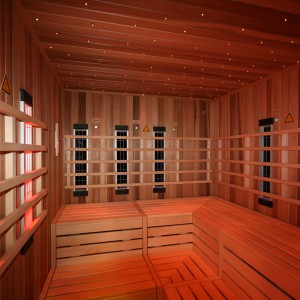 photo infrared cabin infrared sauna plant construction plant planning wellness spa sauna project limes therme bad goegging fire u ice wellness spa group gmbh