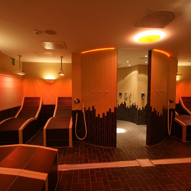 photo relaxation room plant construction plant planning wellness spa sauna project limes therme bad goegging fire and ice wellness spa group gmbh