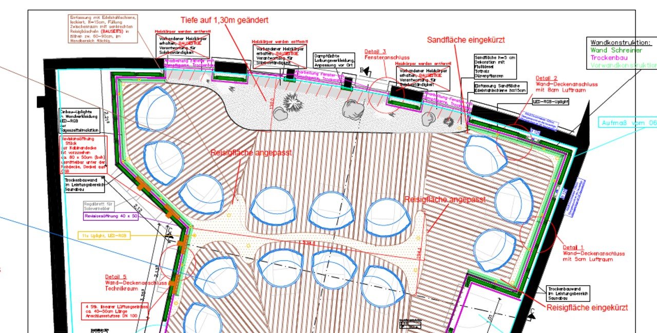 wellness facilities sauna facilities planning sketches construction plan design support fire ice sauna group comparison 1
