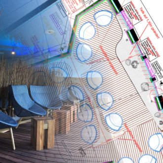 wellnessanlagen saunanlagen planung skizzen bauplan design betreuung fire ice sauna group bild 1
