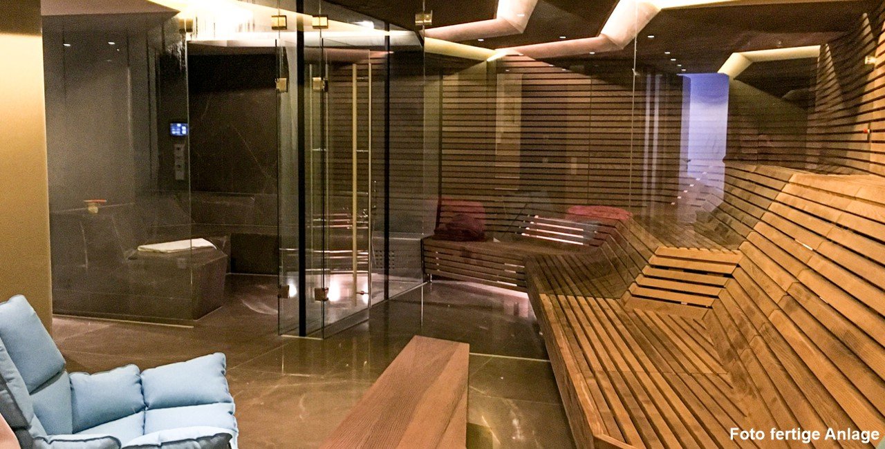 3D planung sauna wellness spa bereich vergleich maxpalais hotel muenchen fire ice sauna group bild 2
